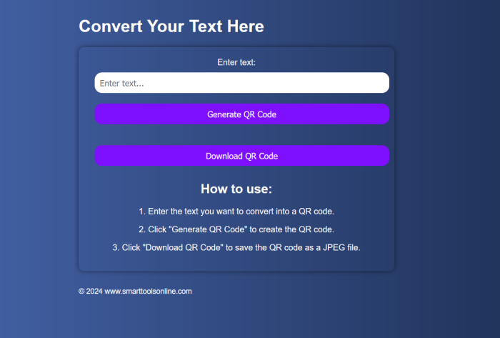 Text-to-QR Code Generator: Convert, Create, and Download Instantly